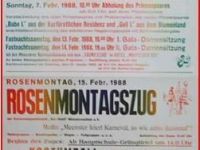 Plakat Rosenmontag 15021988